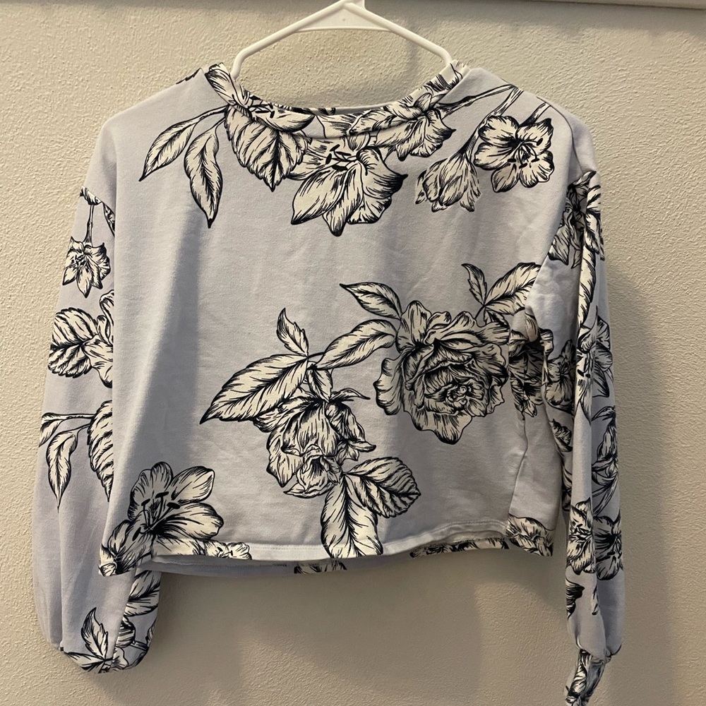 blue floral